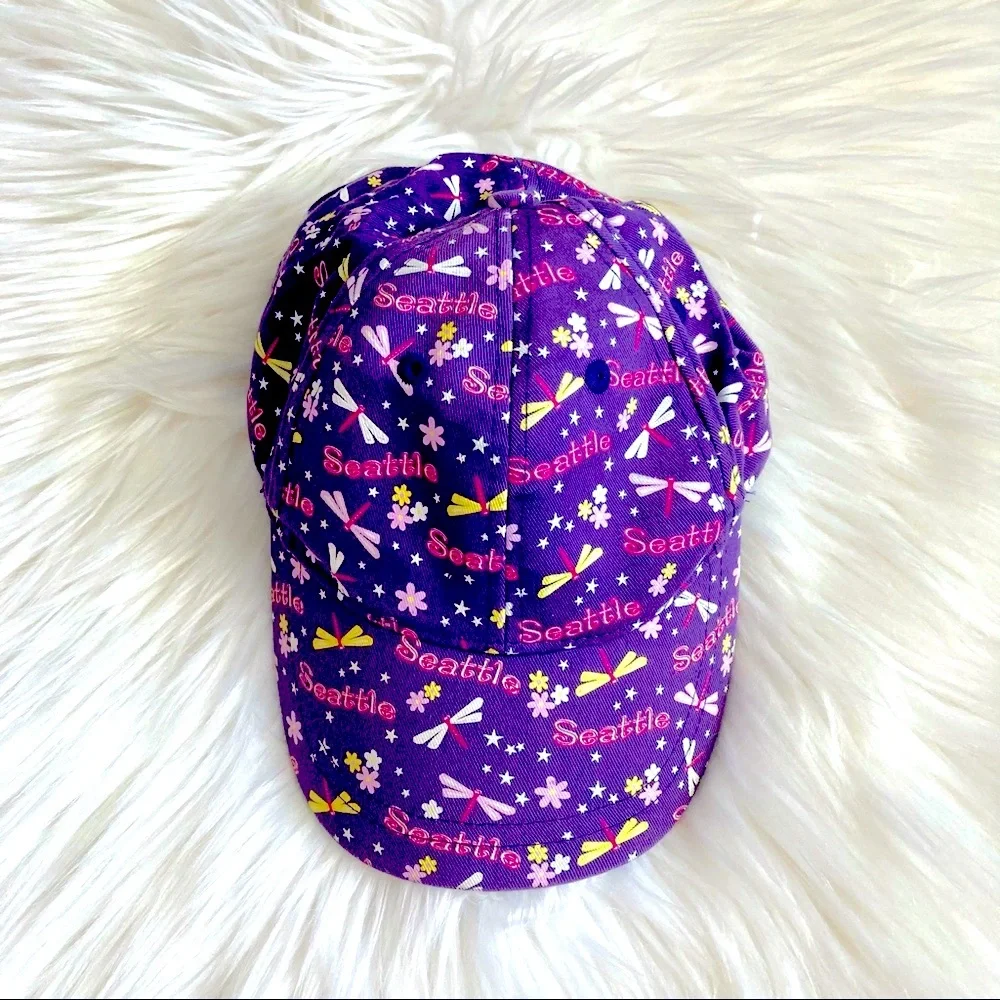 Adjustable Seattle Purple Baseball Hat